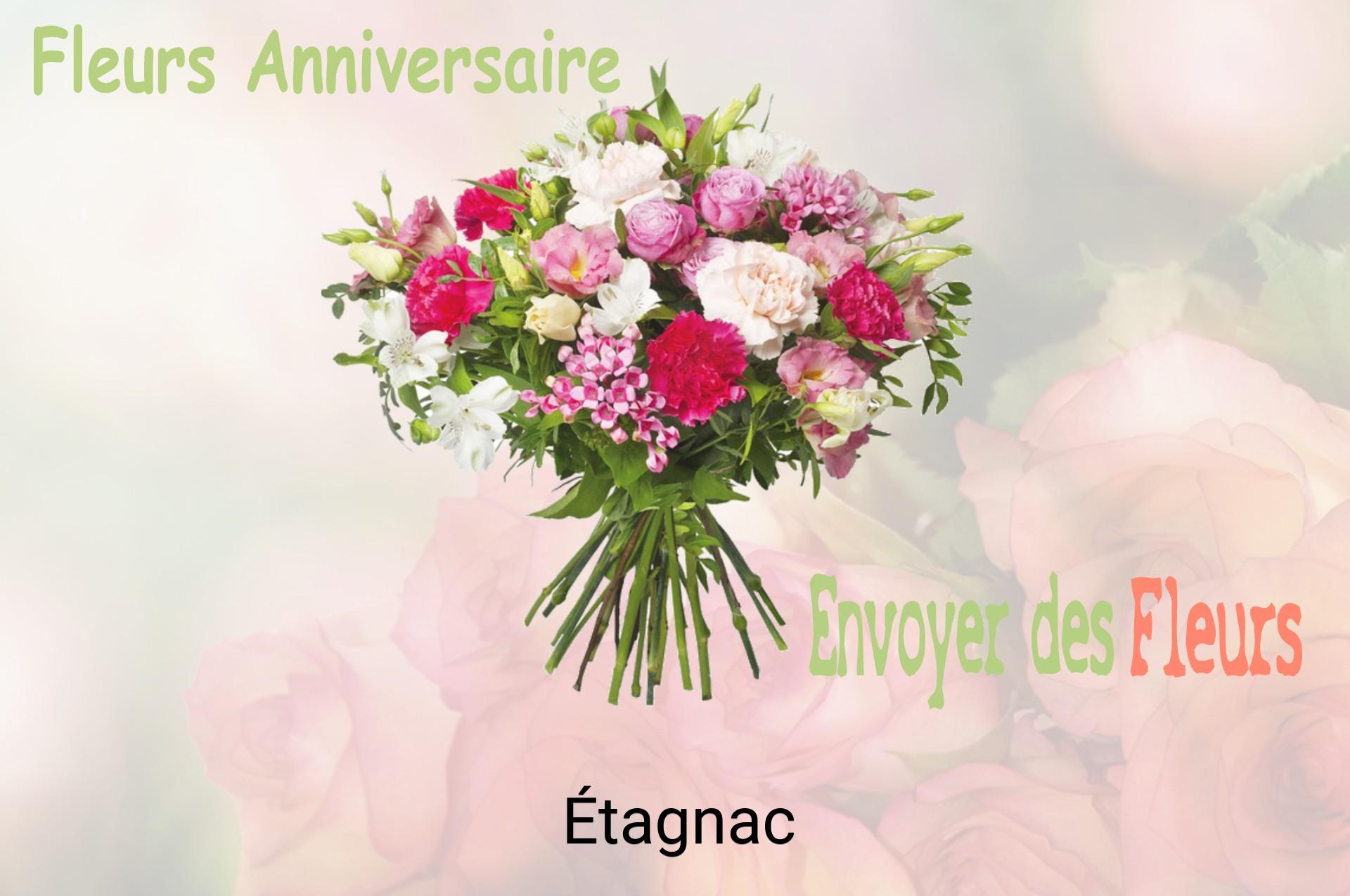 Bouquet de fleurs d’anniversaire livré à Étagnac